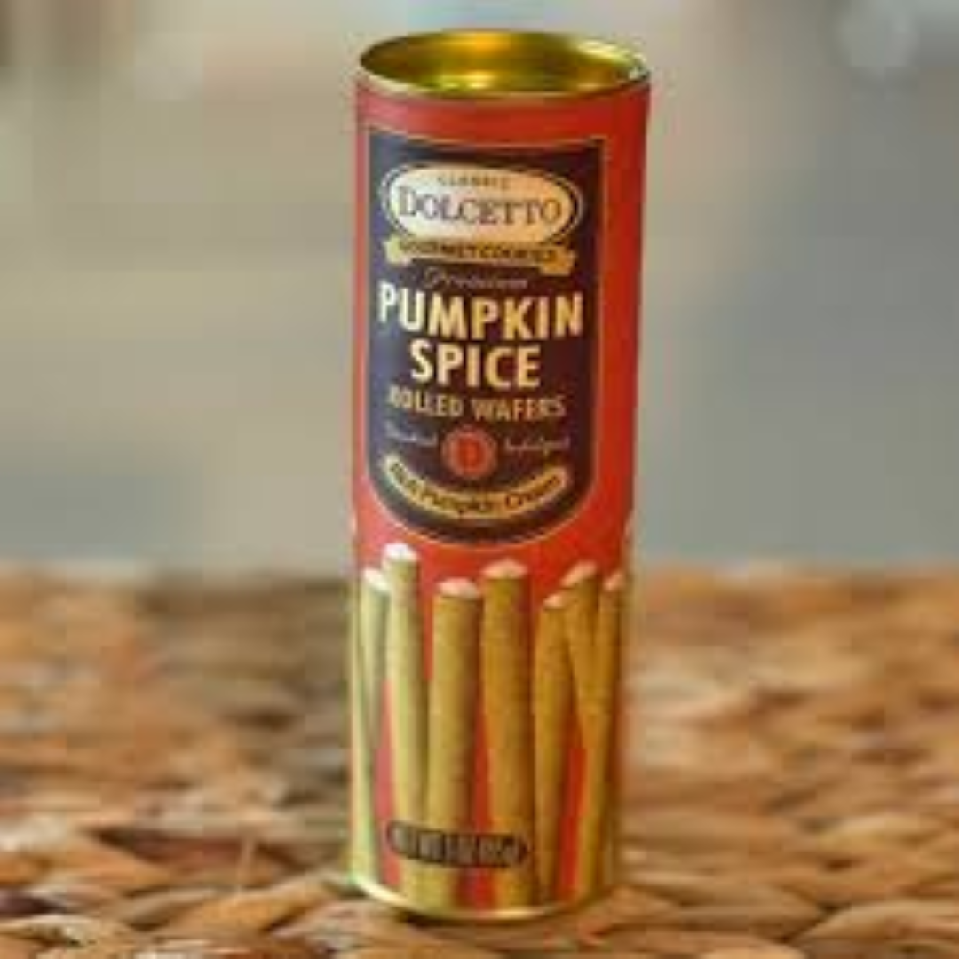 GB PUMPKIN SPICE FILLING WAFER ROLLS 250G